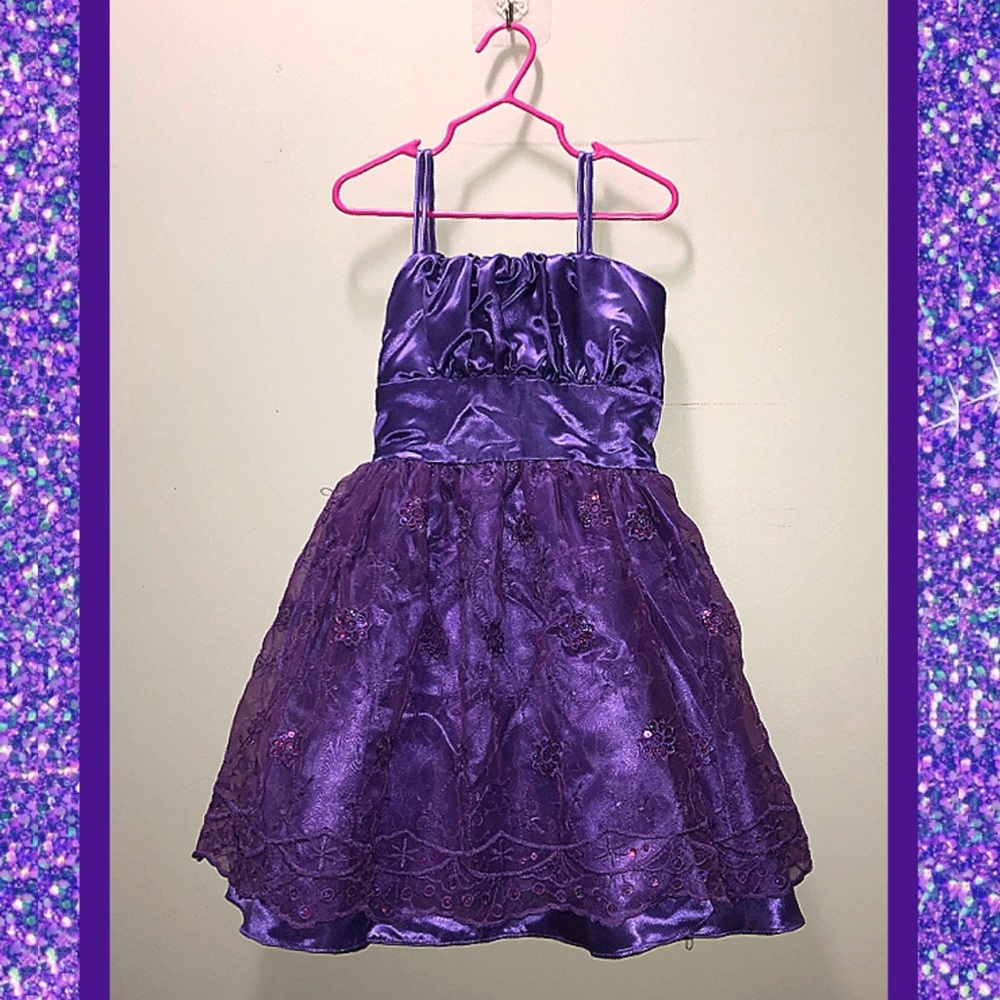 Purple Halloween Dress - Size 4